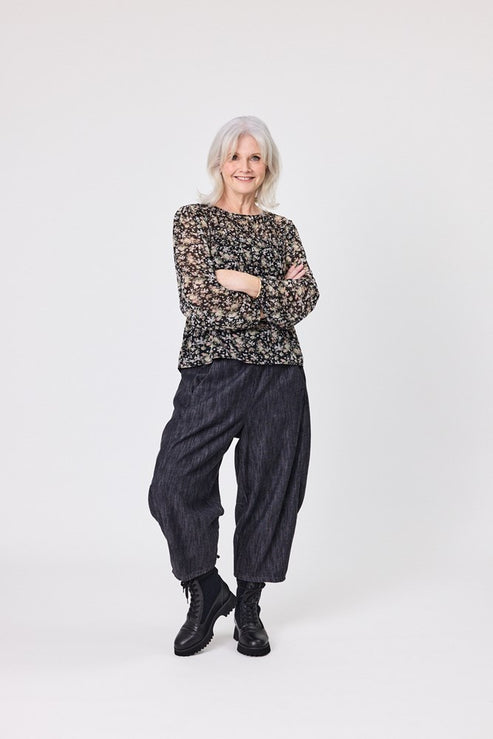 Lemon Tree - Sonja Pant // Black Denim