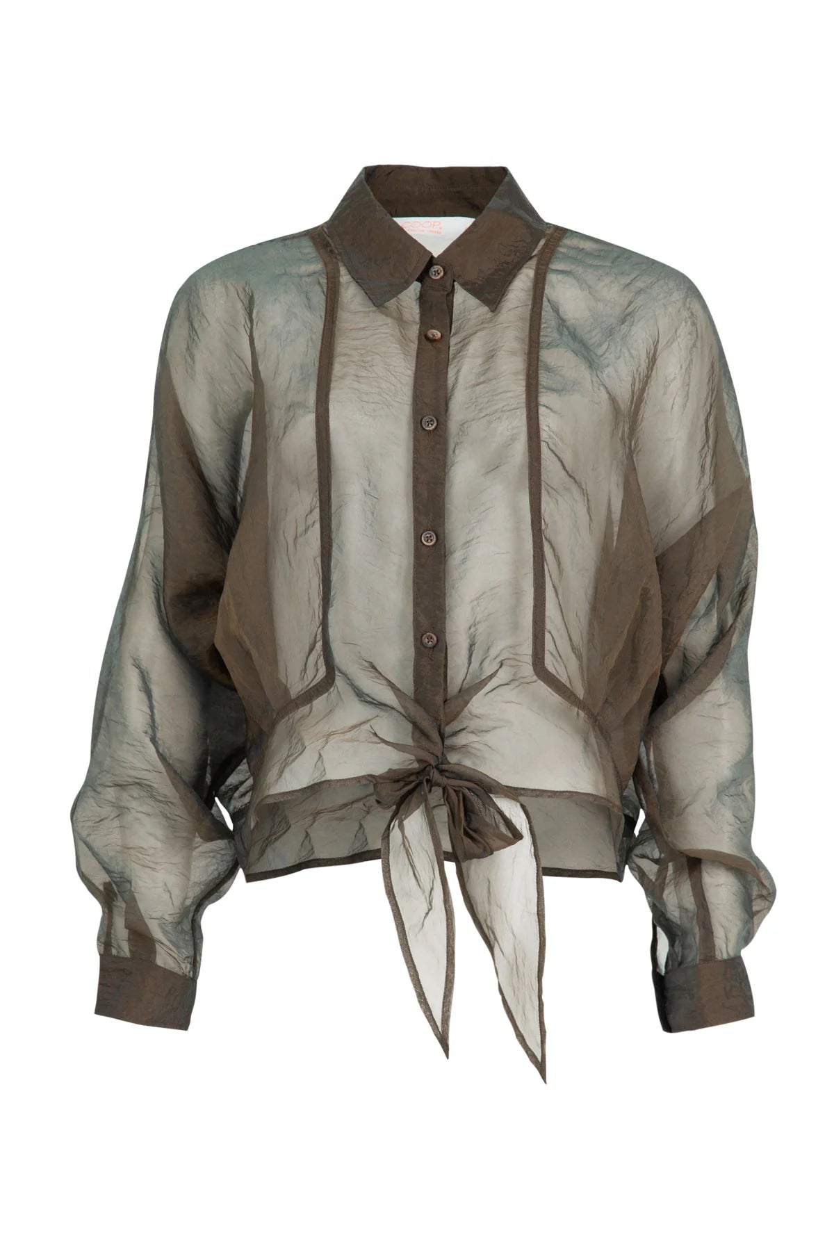 Coop- Tied & Tested Blouse // Khaki