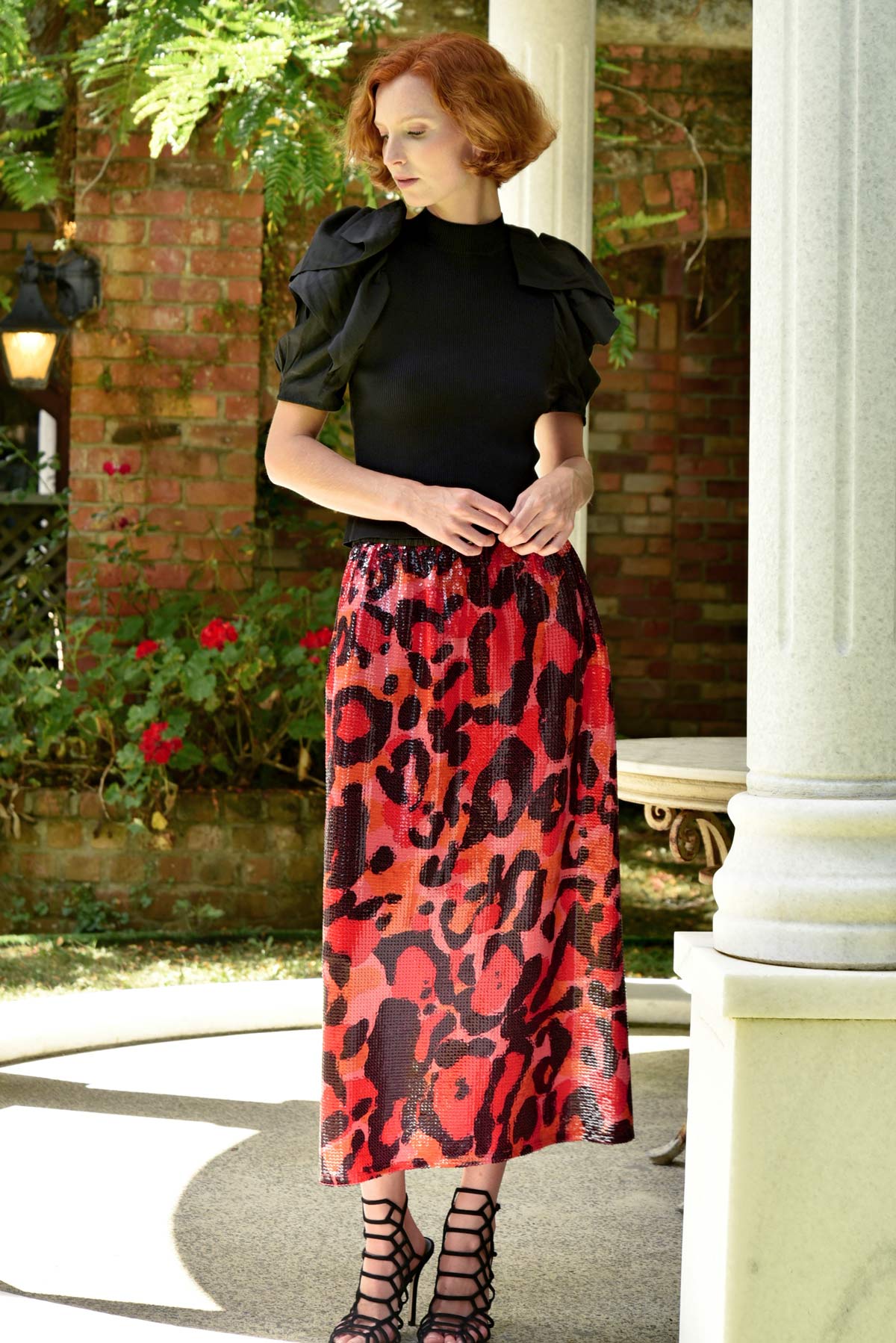 Coop - Shimmy Shimmer Skirt // Sunset