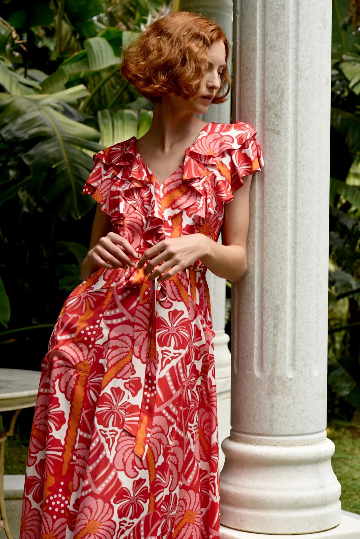 Coop - Club Tropicana Dress // Red and Pink