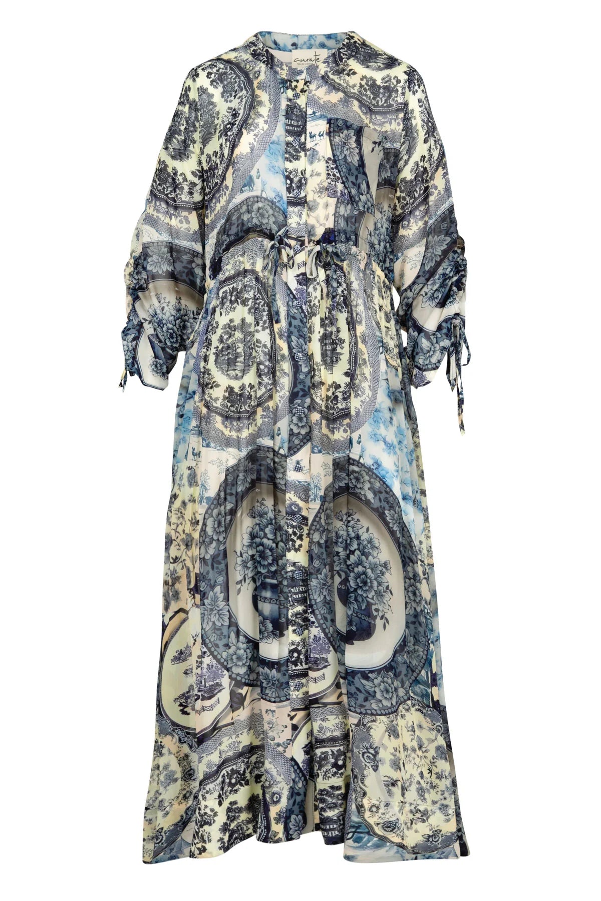 Curate - Portrait Mode Dress // Blue Plate