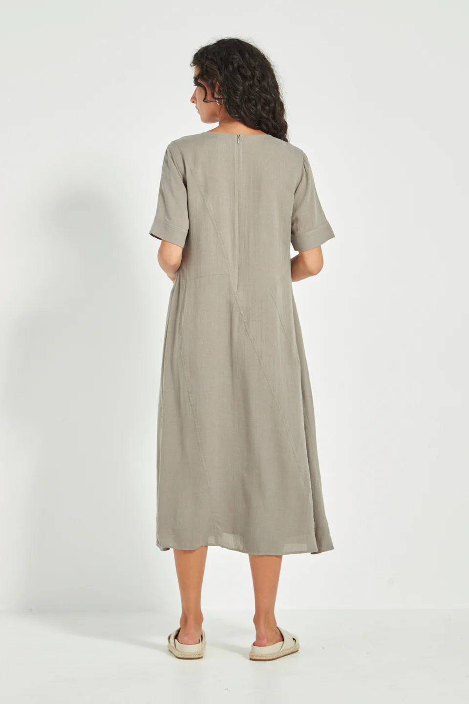 Verge - Cayman Dress // Green Tea