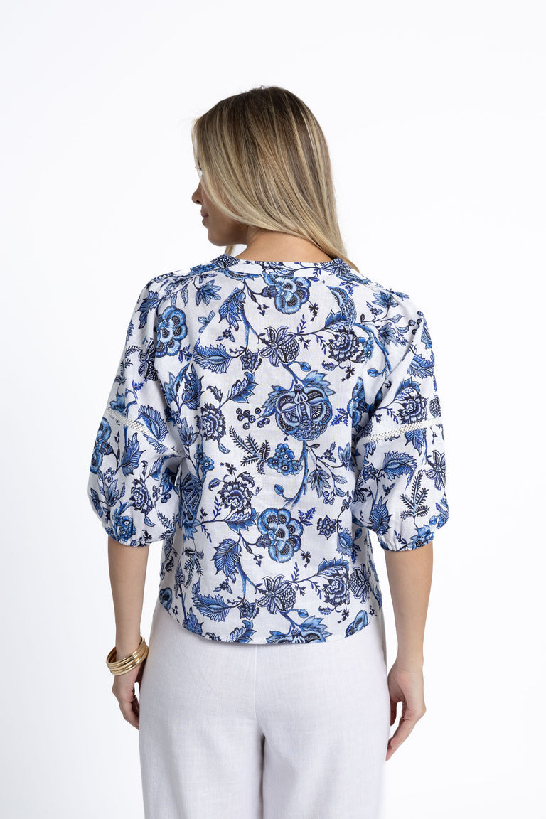Humidity - Rosa Blouse // Jardin Print
