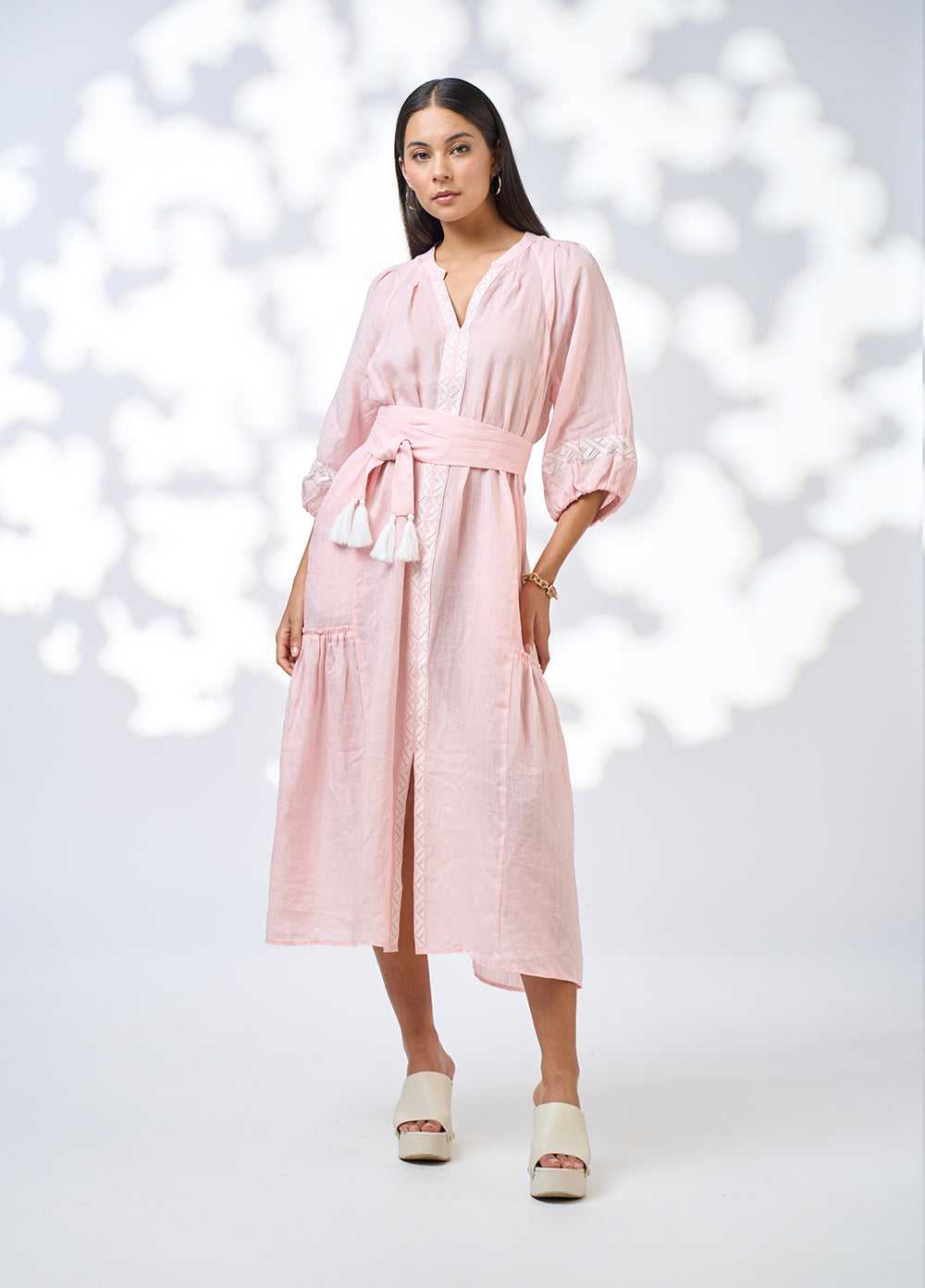 Loobies Story - Maya Midi Dress // Blush