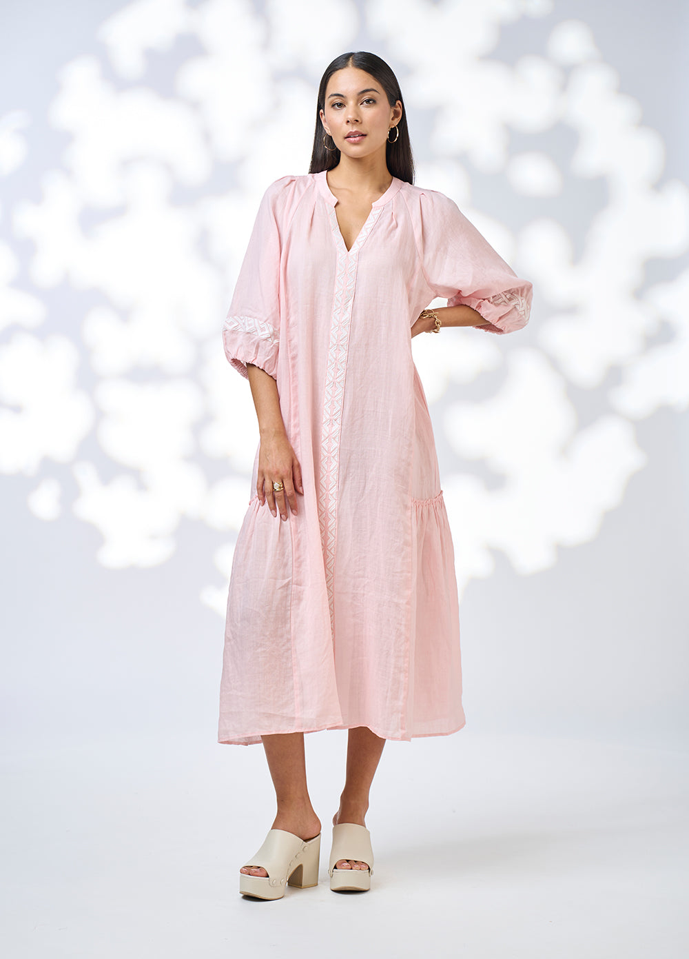 Loobies Story - Maya Midi Dress // Blush