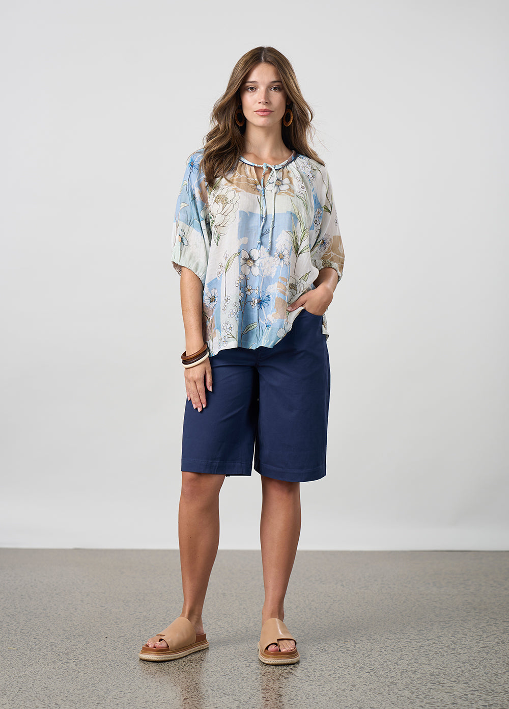 Madly Sweetly - Melody Top // Sage Multi