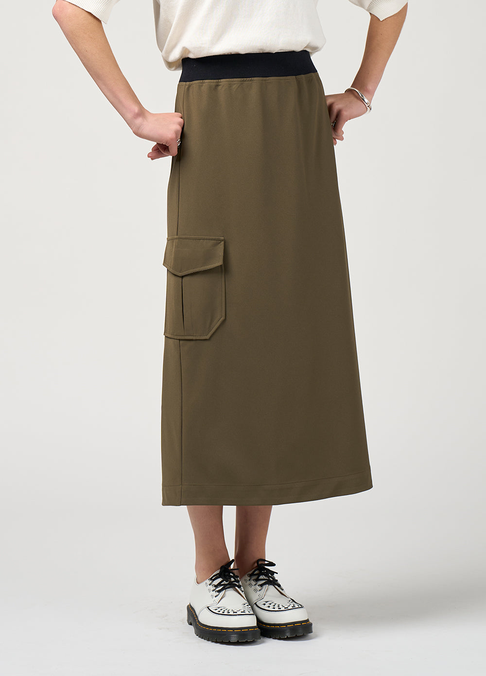Madly Sweetly - Cavalry Skirt // Khaki