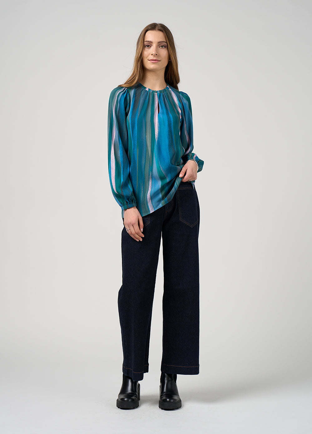 Loobie's Story - Sway Top // Blue Multi