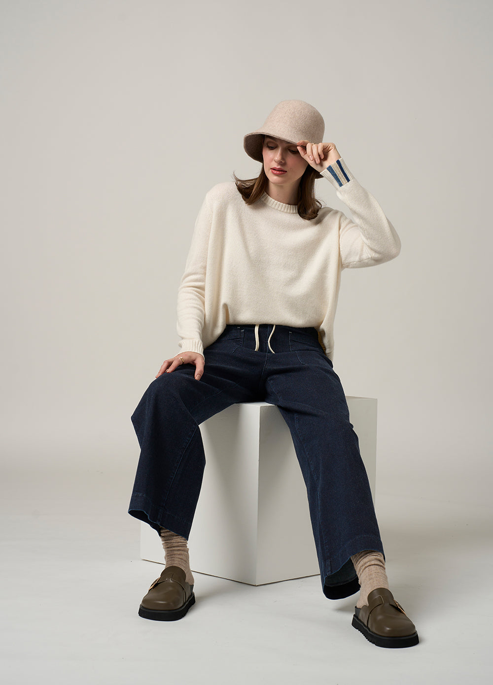 Madly Sweetly - Compass Sweater // Buttercream