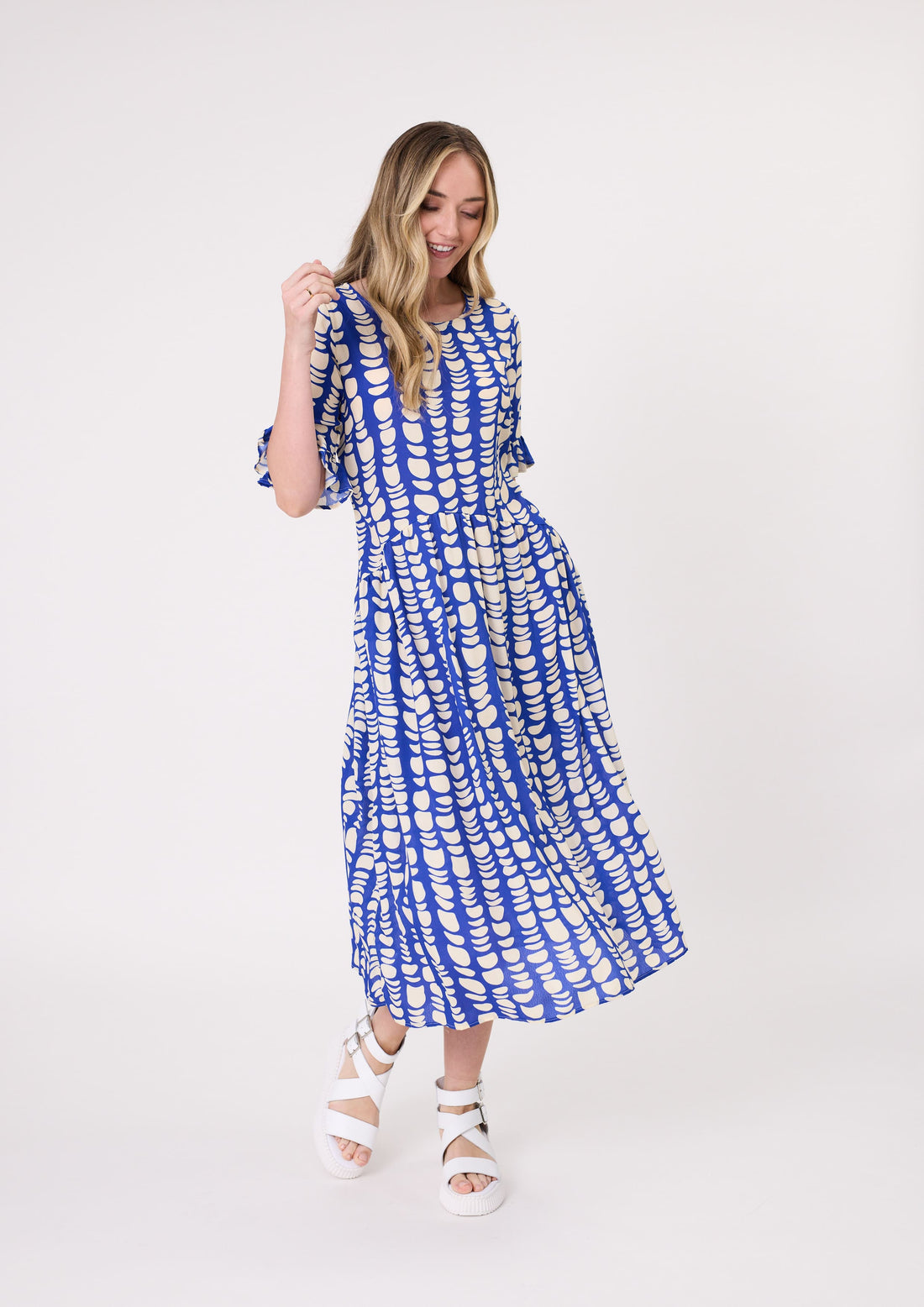 Lemon Tree - Madonna Dress // Cobalt Blue