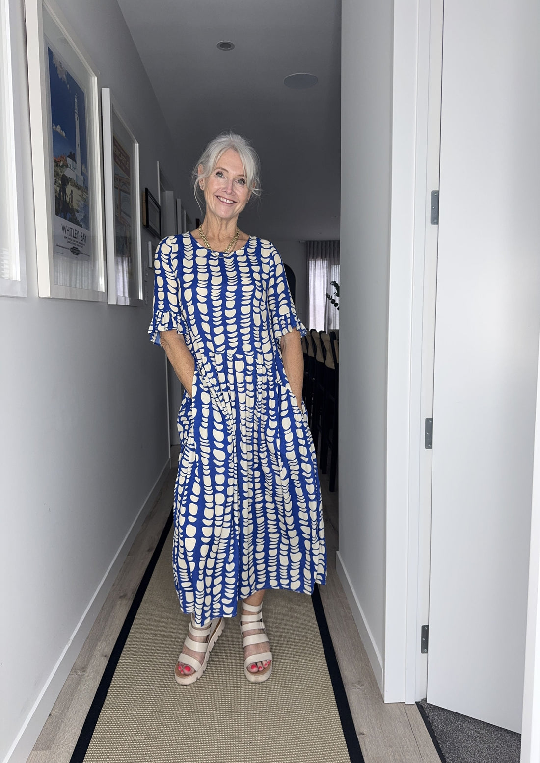 Lemon Tree - Madonna Dress // Cobalt Blue