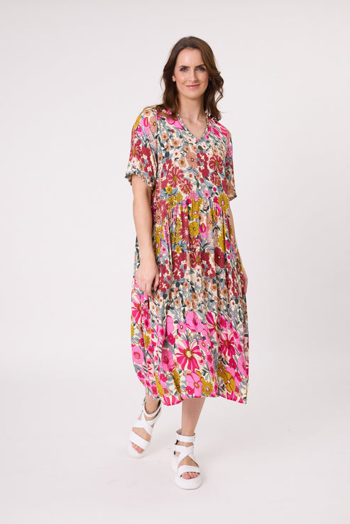 Lemon Tree - Marissa Dress // Garden Print