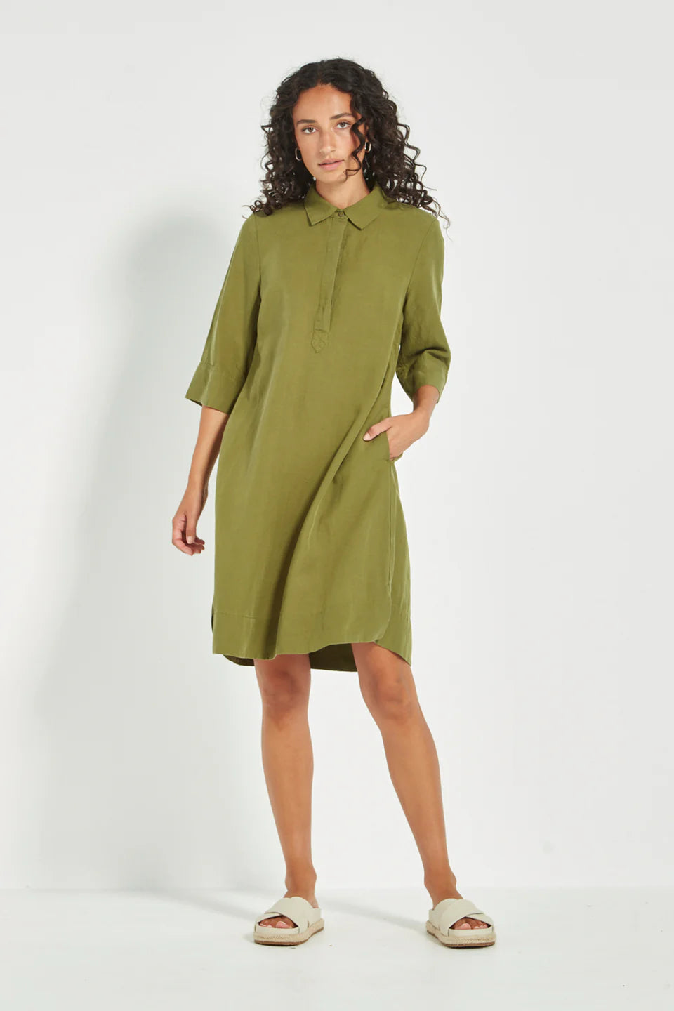 Verge - Seville Dress // Green