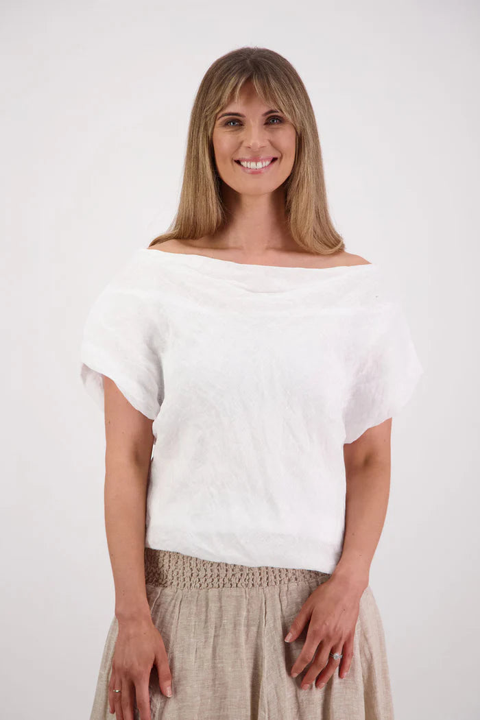 Briarwood - Shelby Top // White // Natural