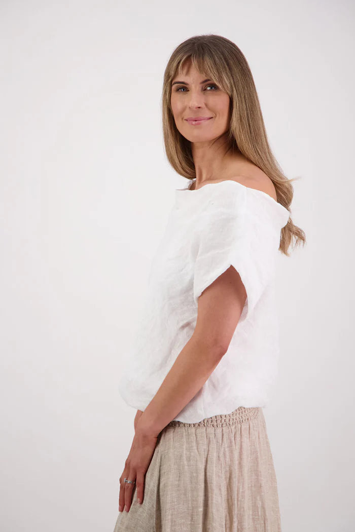 Briarwood - Shelby Top // White // Natural