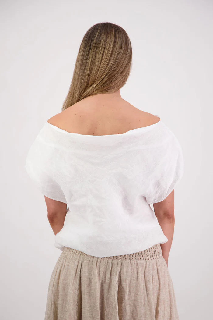 Briarwood - Shelby Top // White // Natural