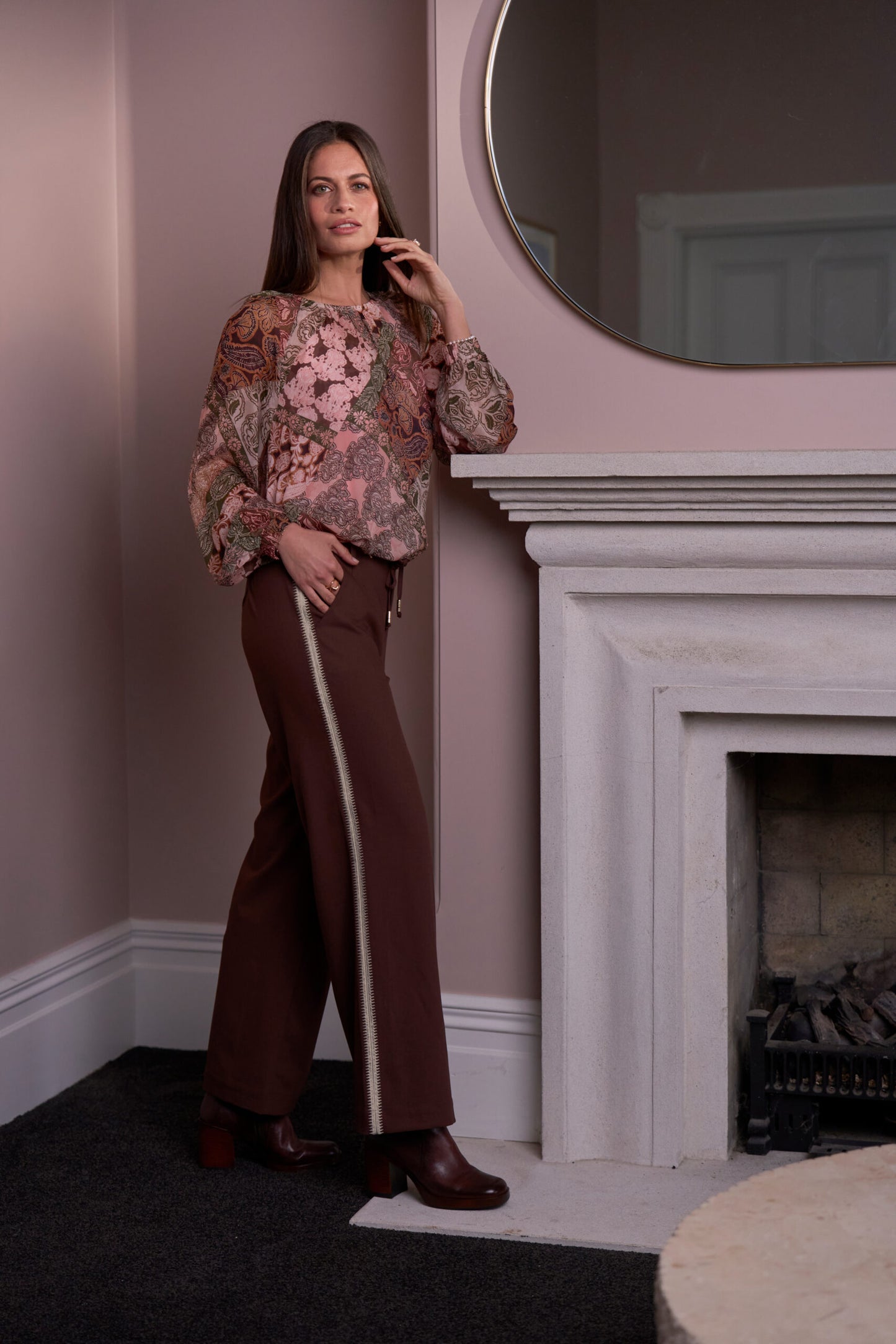 Loobie's Story - Byzantium Top // Blush Multi