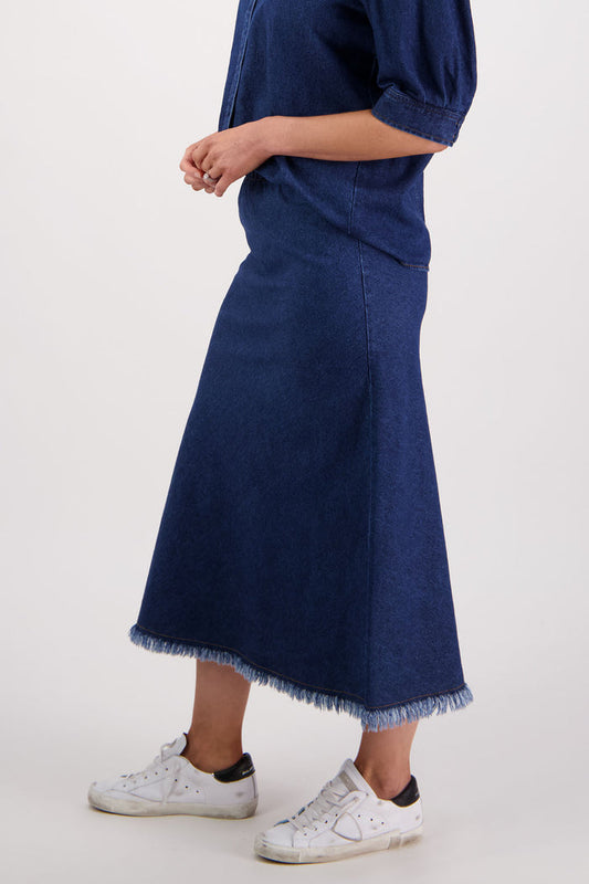 Briarwood - Spencer Denim Skirt // Blue