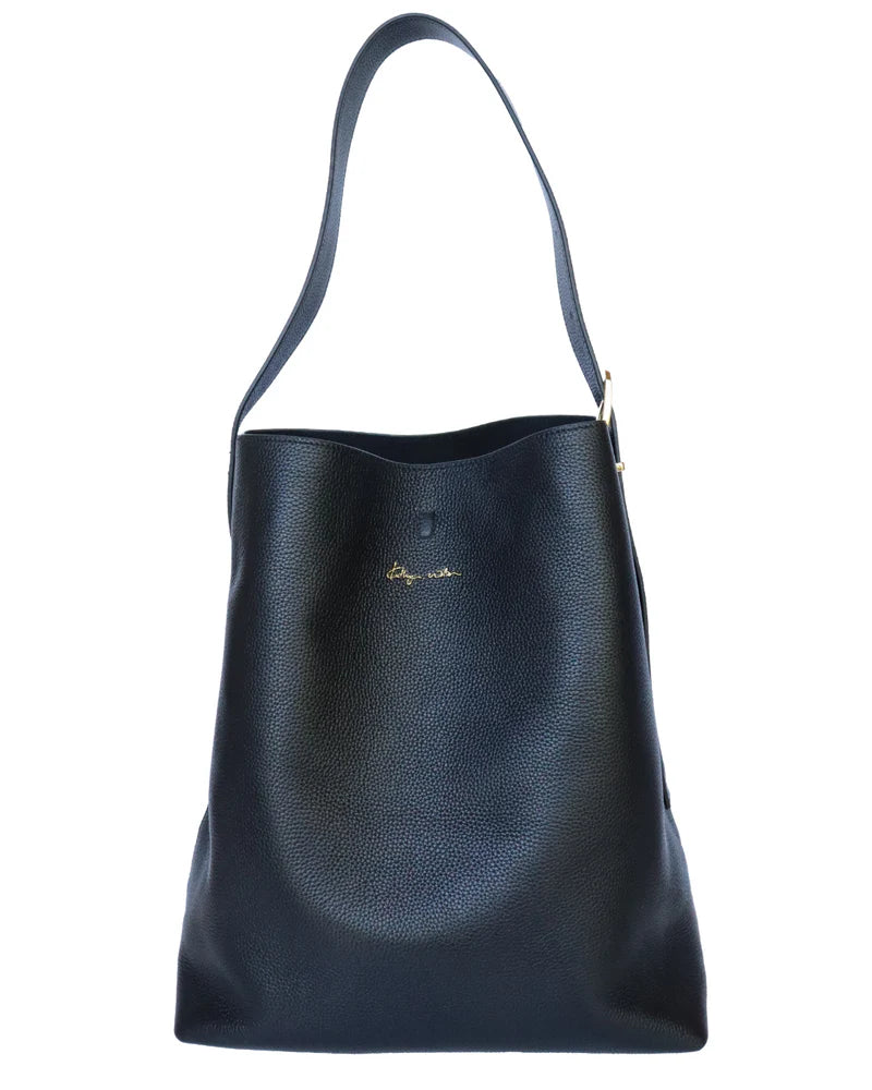 Kathryn Wilson - Tobi Tote Bag // Black Pebble