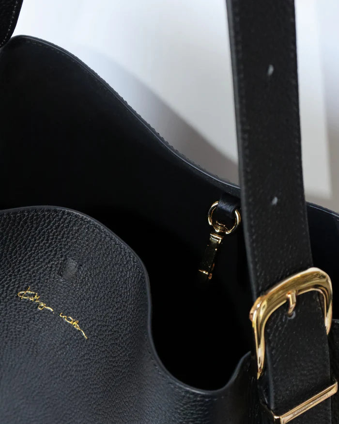 Kathryn Wilson - Tobi Tote Bag // Black Pebble
