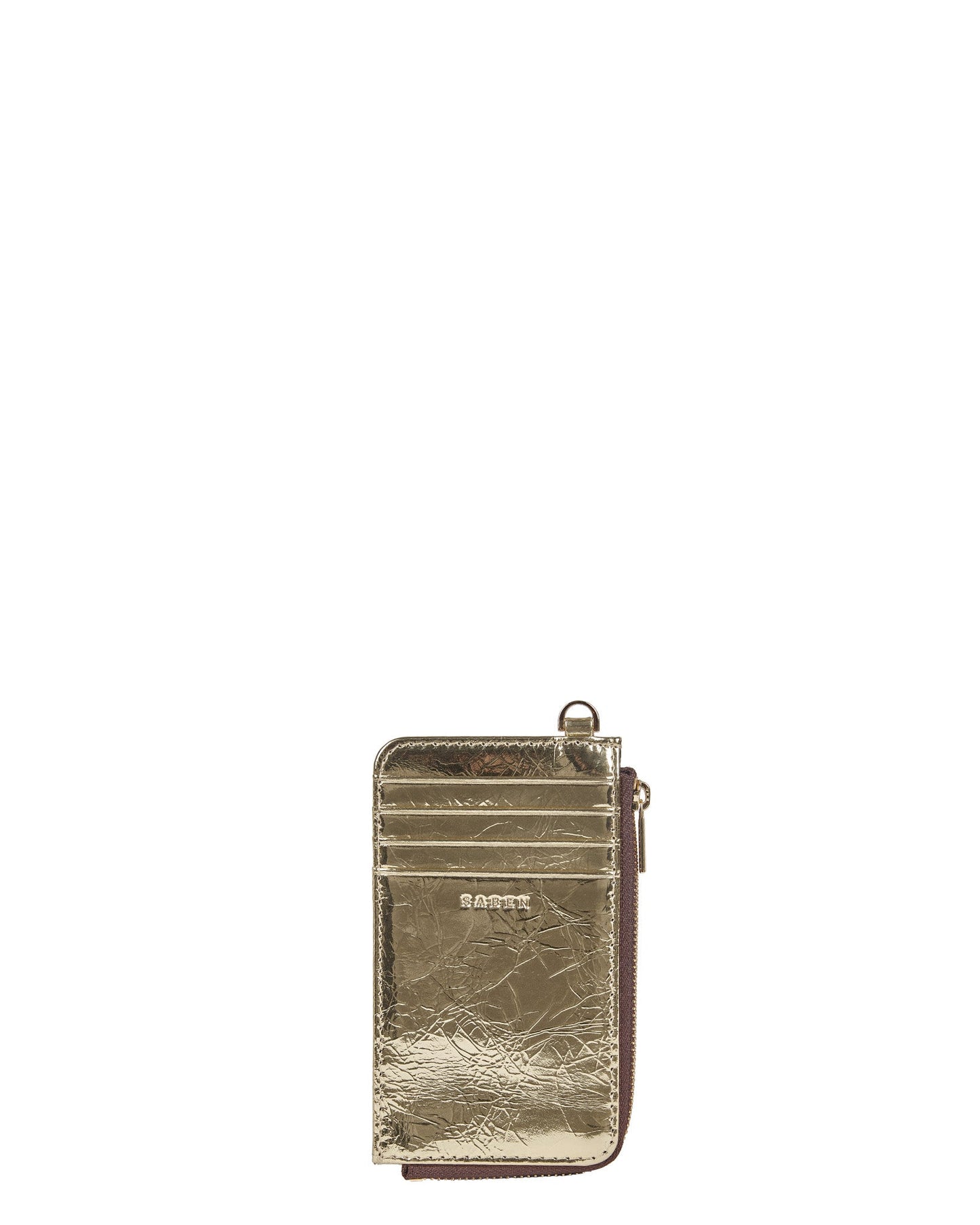 Saben - Winona Card Holder // Black // Wave // Gold Crinkle // Silver Crinkle