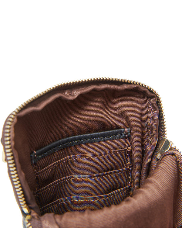 Saben - Nikko Pocket Phone Sling // Black Bubble