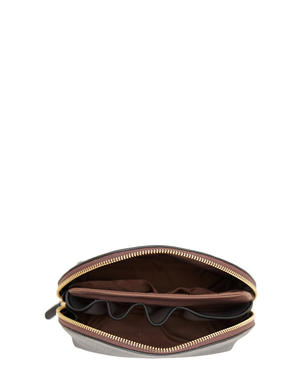 Saben - Gabi Makeup Pouch // Black // Dusty Rose