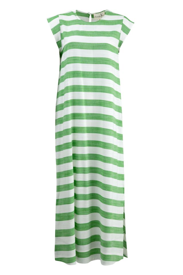 Curate - Tall Order Dress // Green Stripe