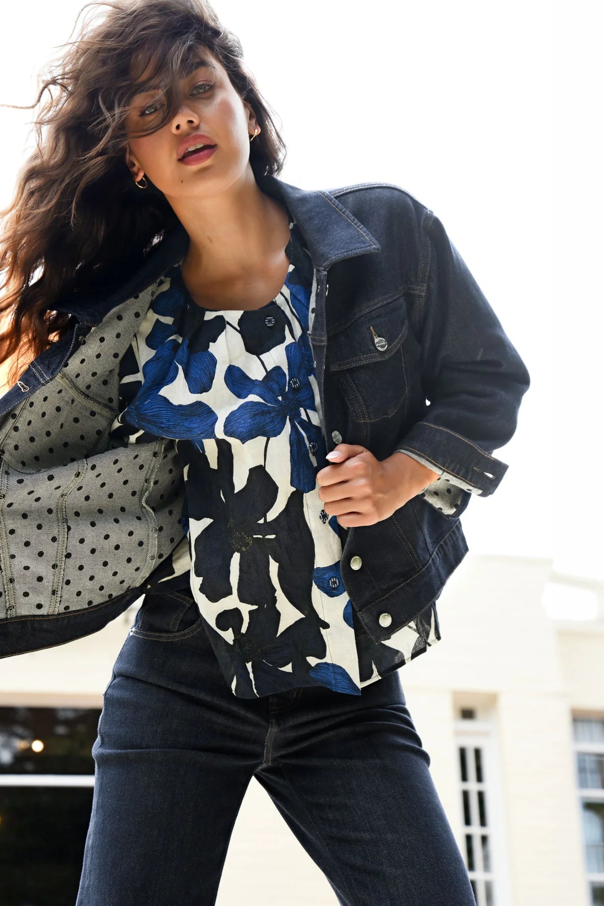 Curate - Dakota Days Jacket // Polka Dot