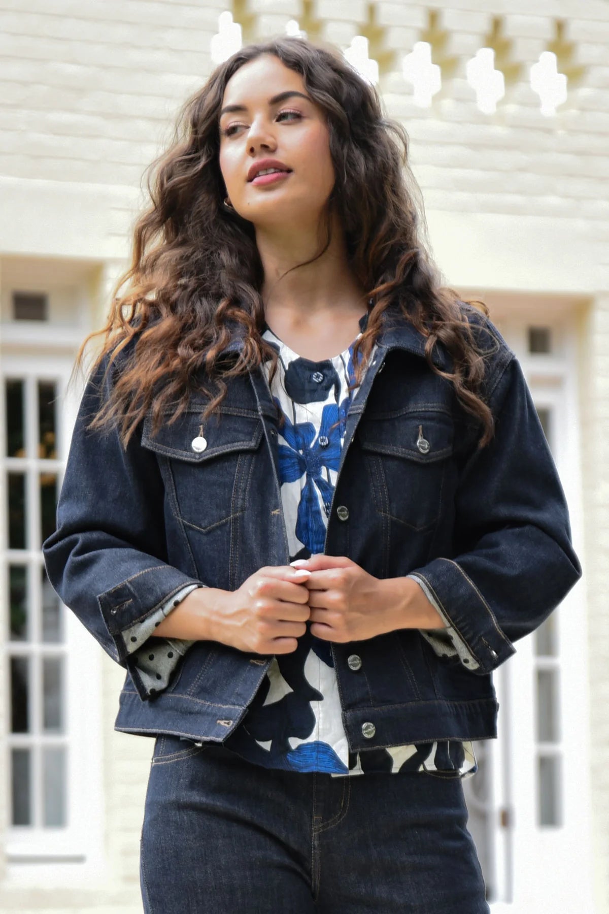 Curate - Dakota Days Jacket // Polka Dot