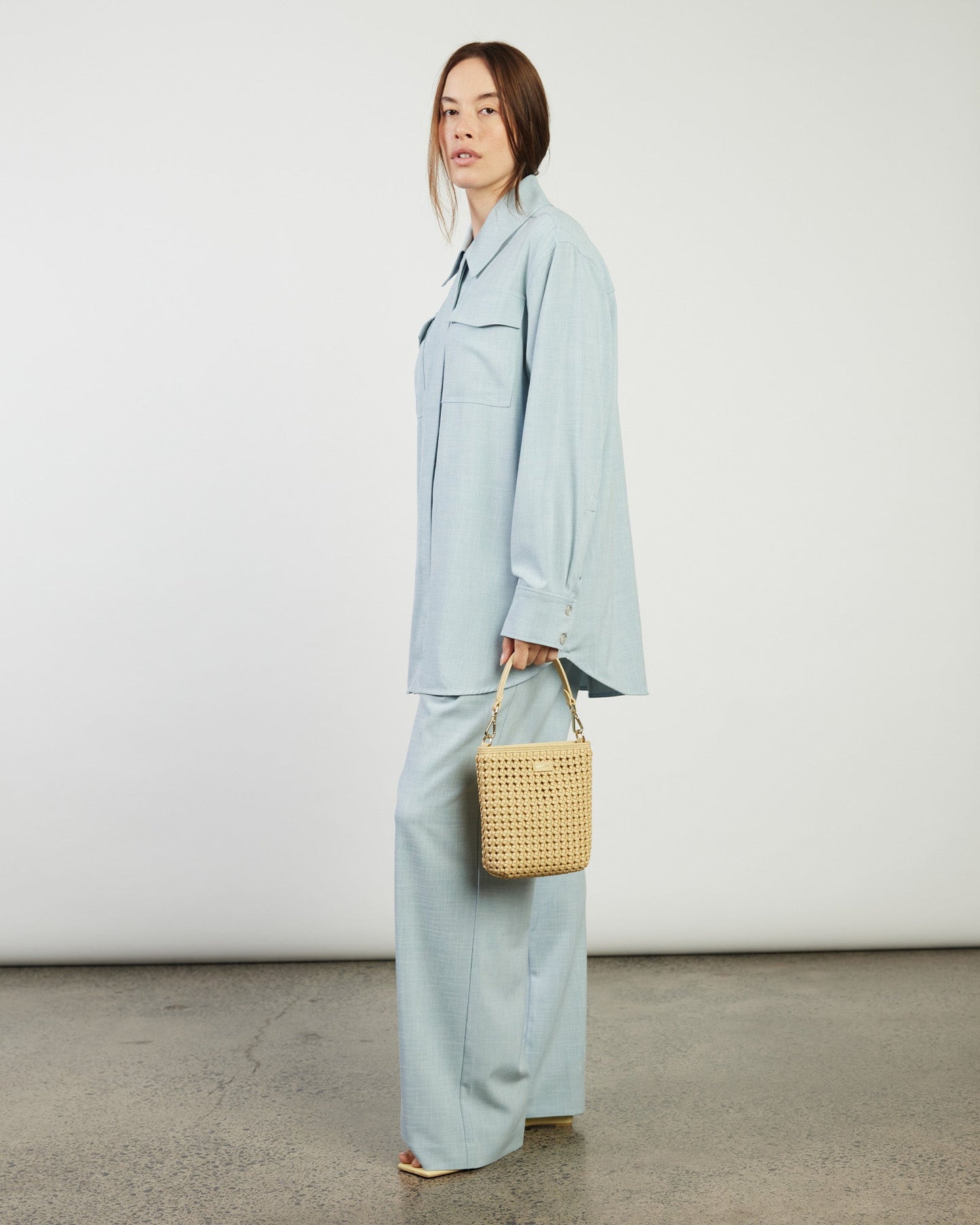 Saben - Coco Mini Bag // Raffia Fine Braid