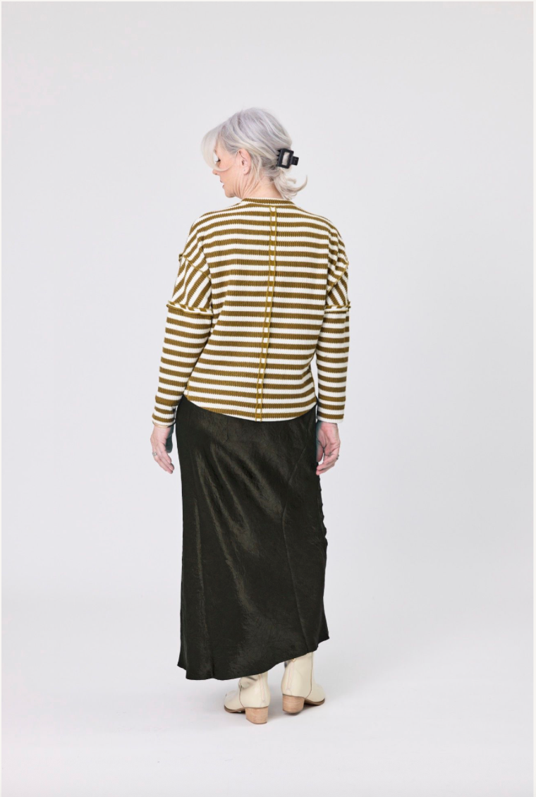 Lemon Tree - Alice Top // Olive White