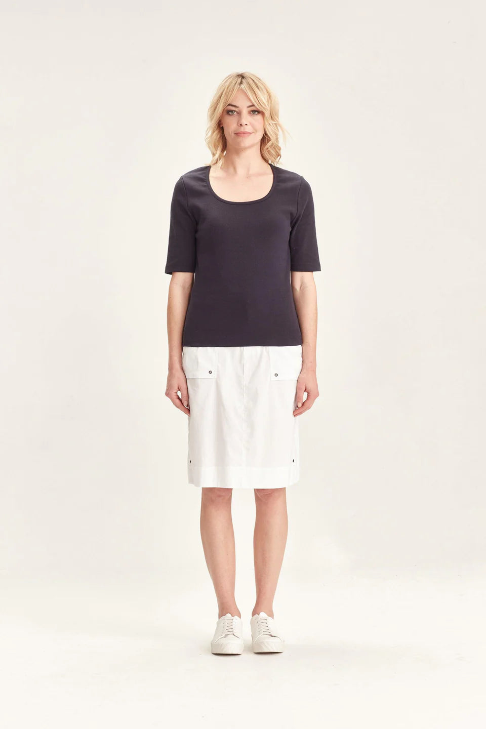 Verge - Acrobat Legion Skirt // White // Pumice