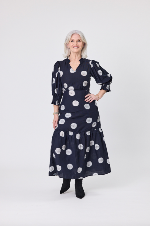 Lemon Tree - April Dress // Black Dot