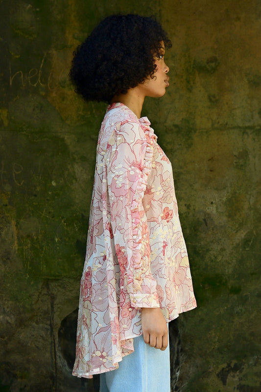 Coop - Armed & Gorgeous Shirt // Peach/Red
