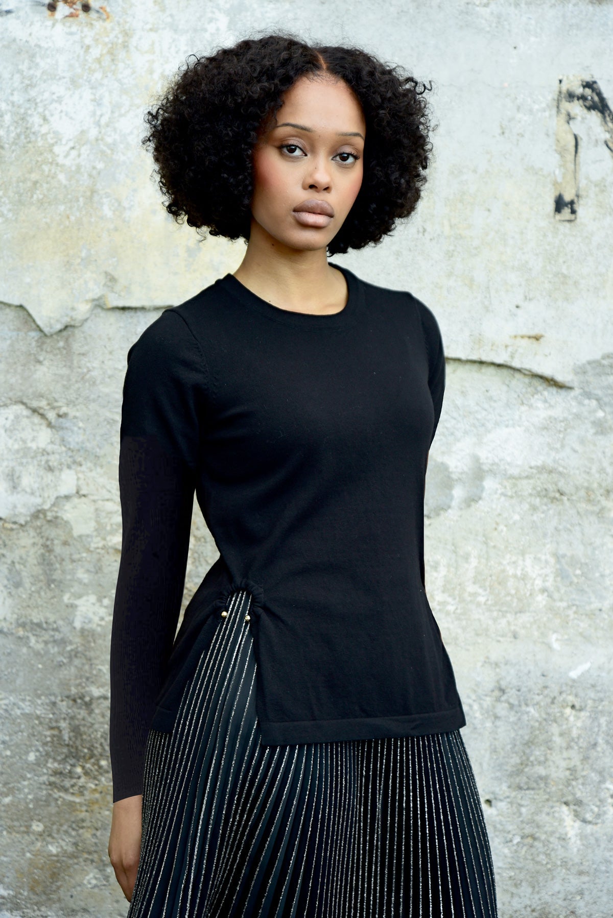 Coop - Ready Or Knit Top // Black