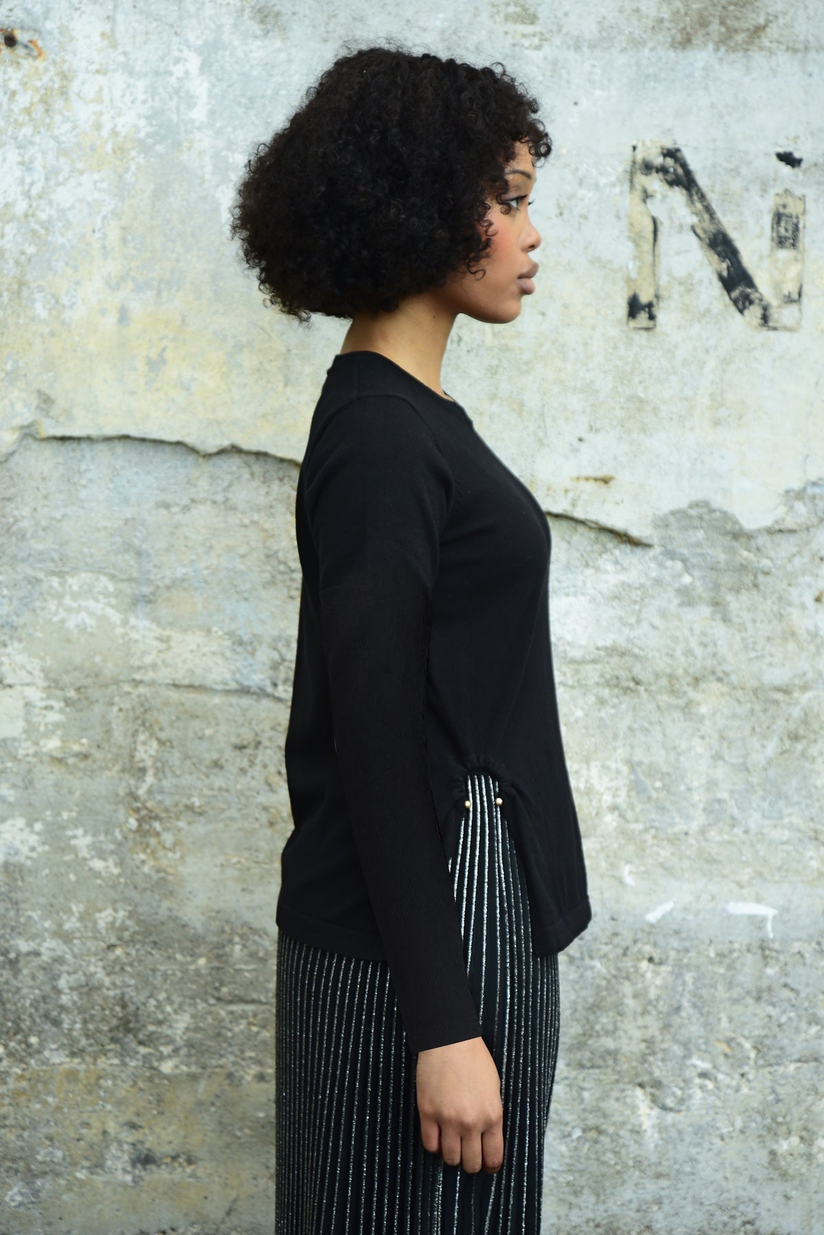 Coop - Ready Or Knit Top // Black