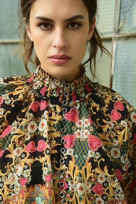 Coop - Button Wouldn/t Melt Blouse // Black