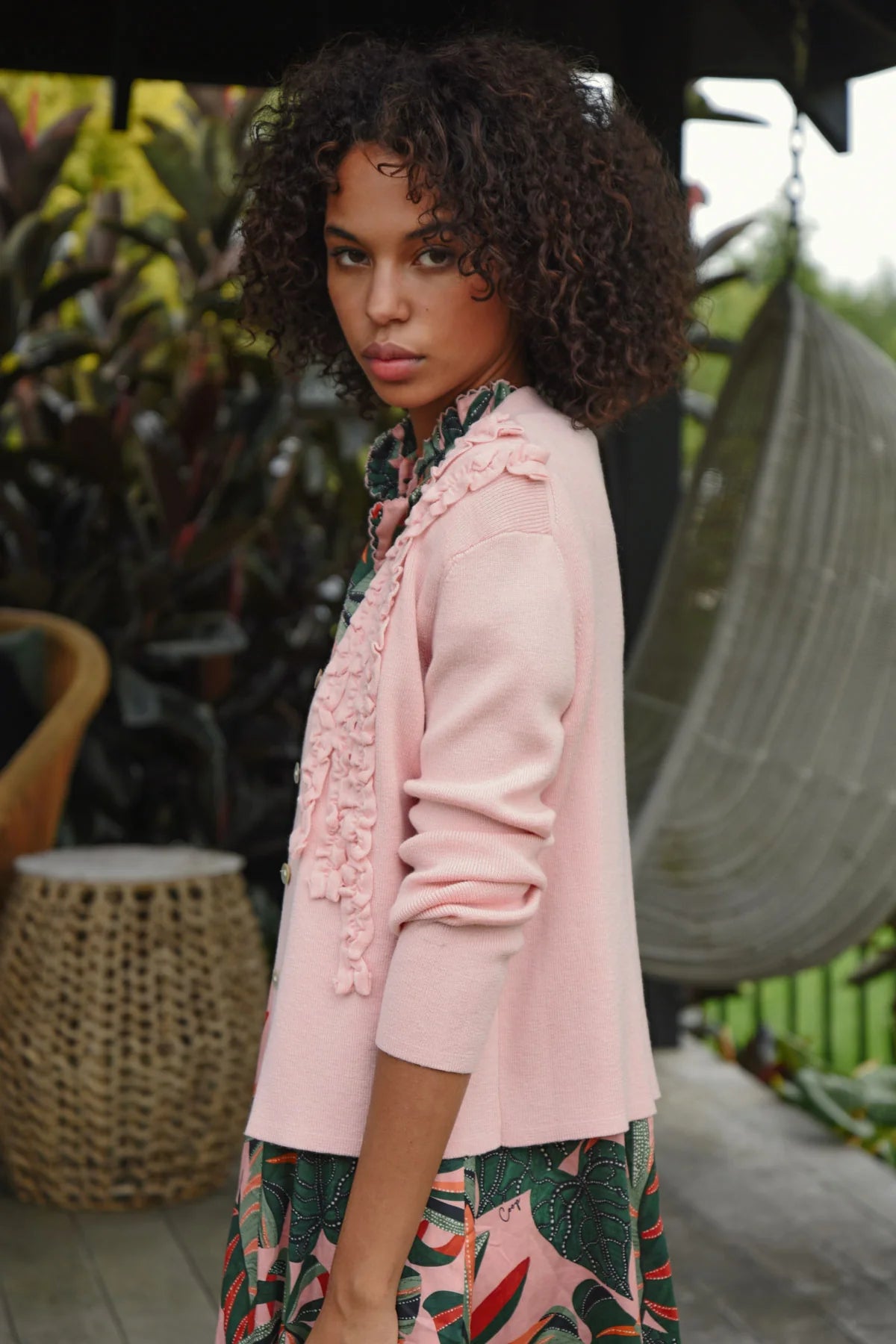 Coop - Frilluxe Cardigan // Pink