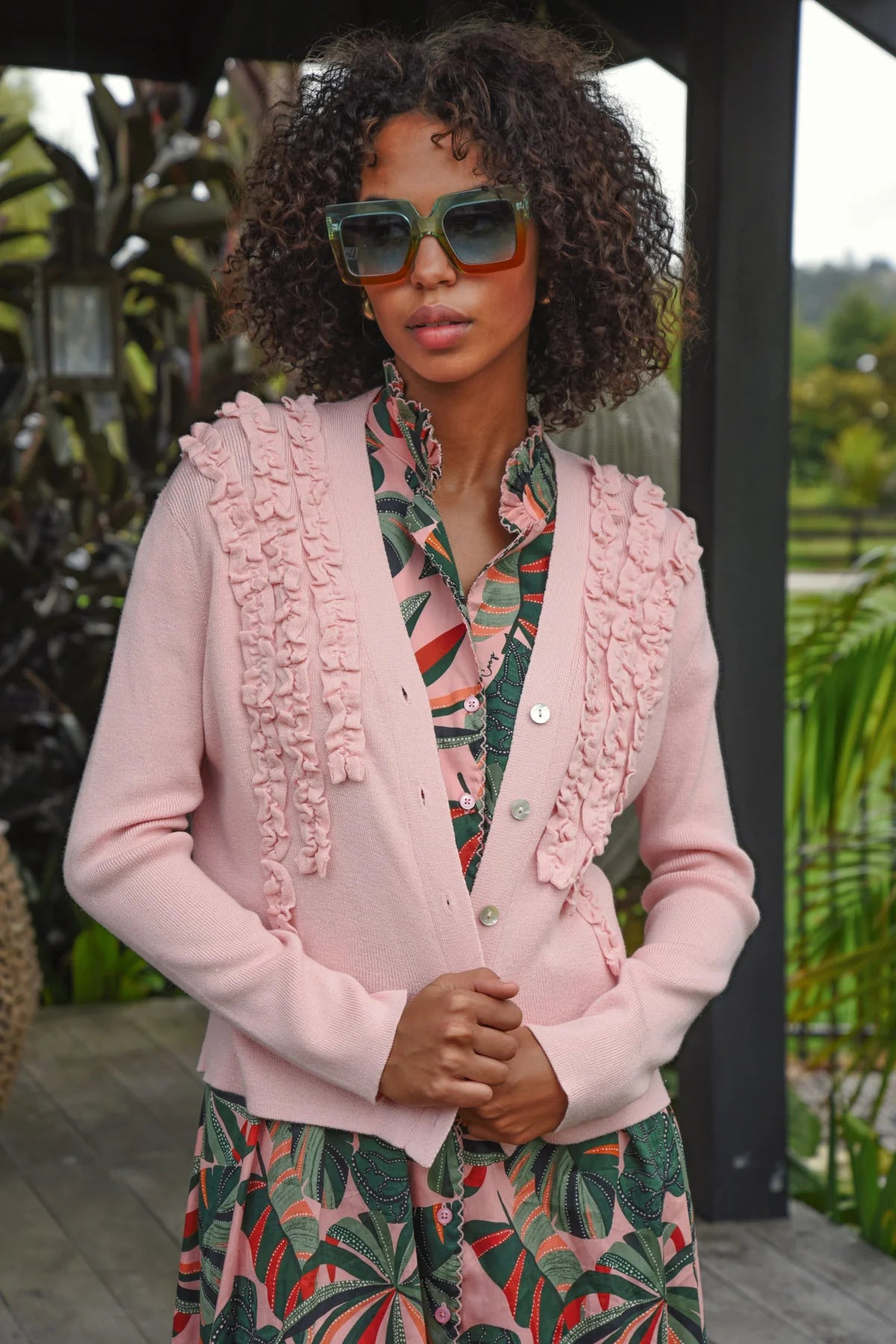 Coop - Frilluxe Cardigan // Pink