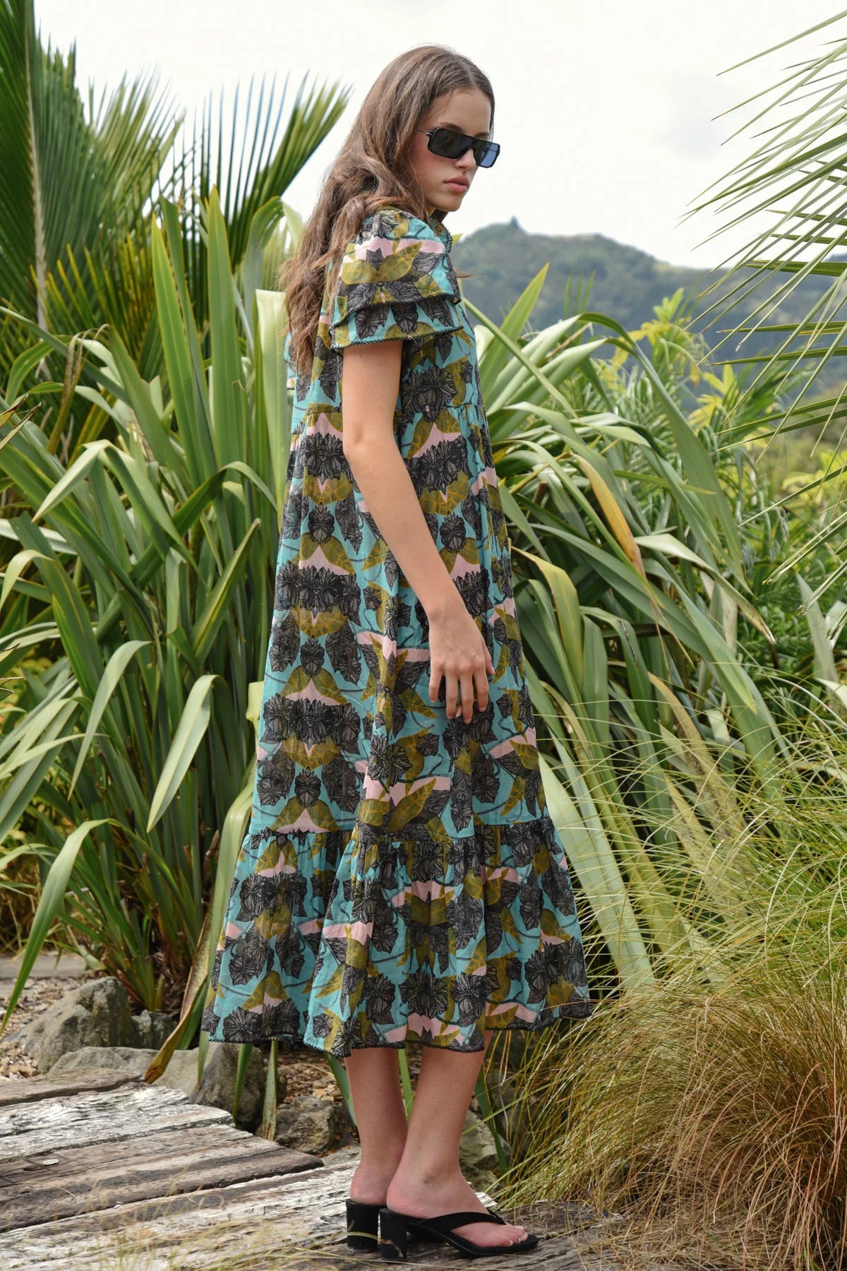 Coop - New Leaf On Life Dress // Green // Blue & Olive