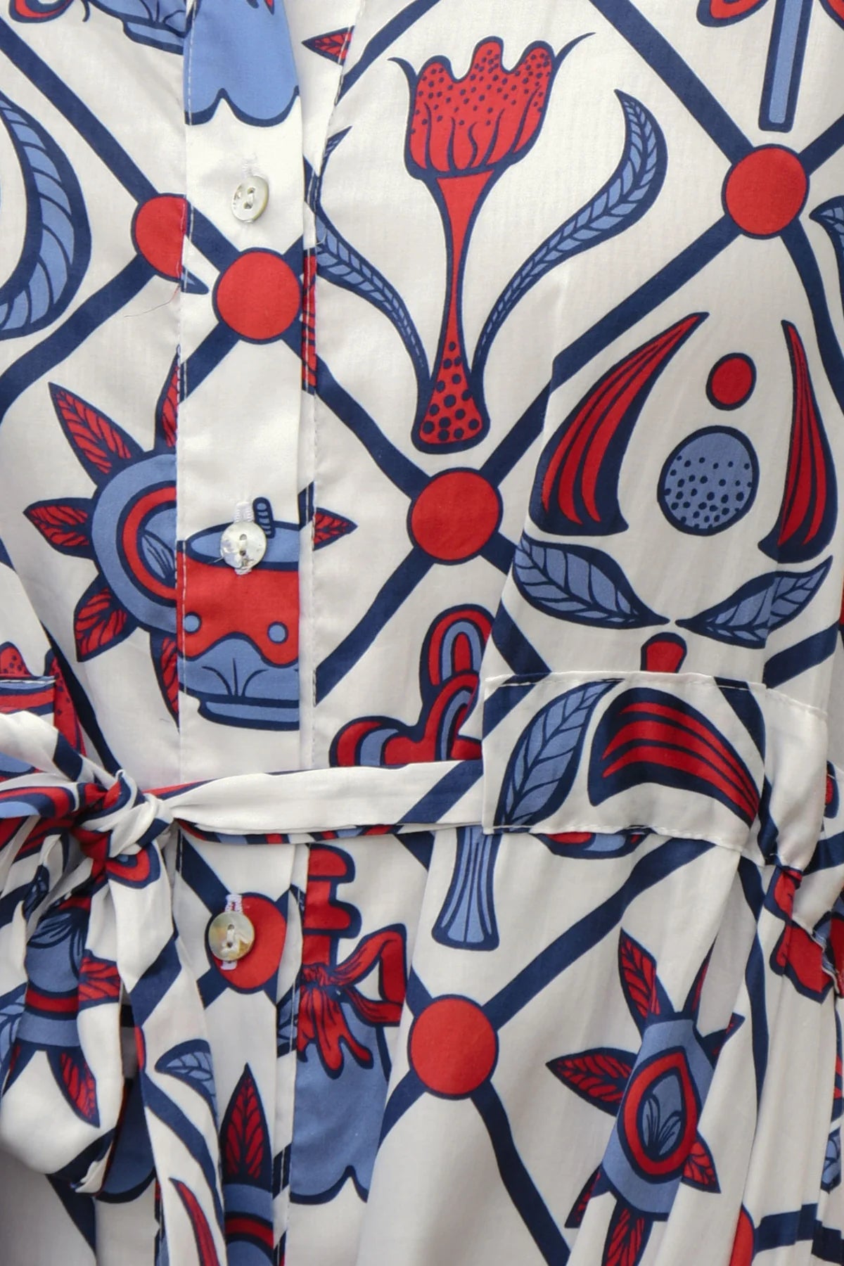 Coop - Tie One On Dress // Red White & Blue