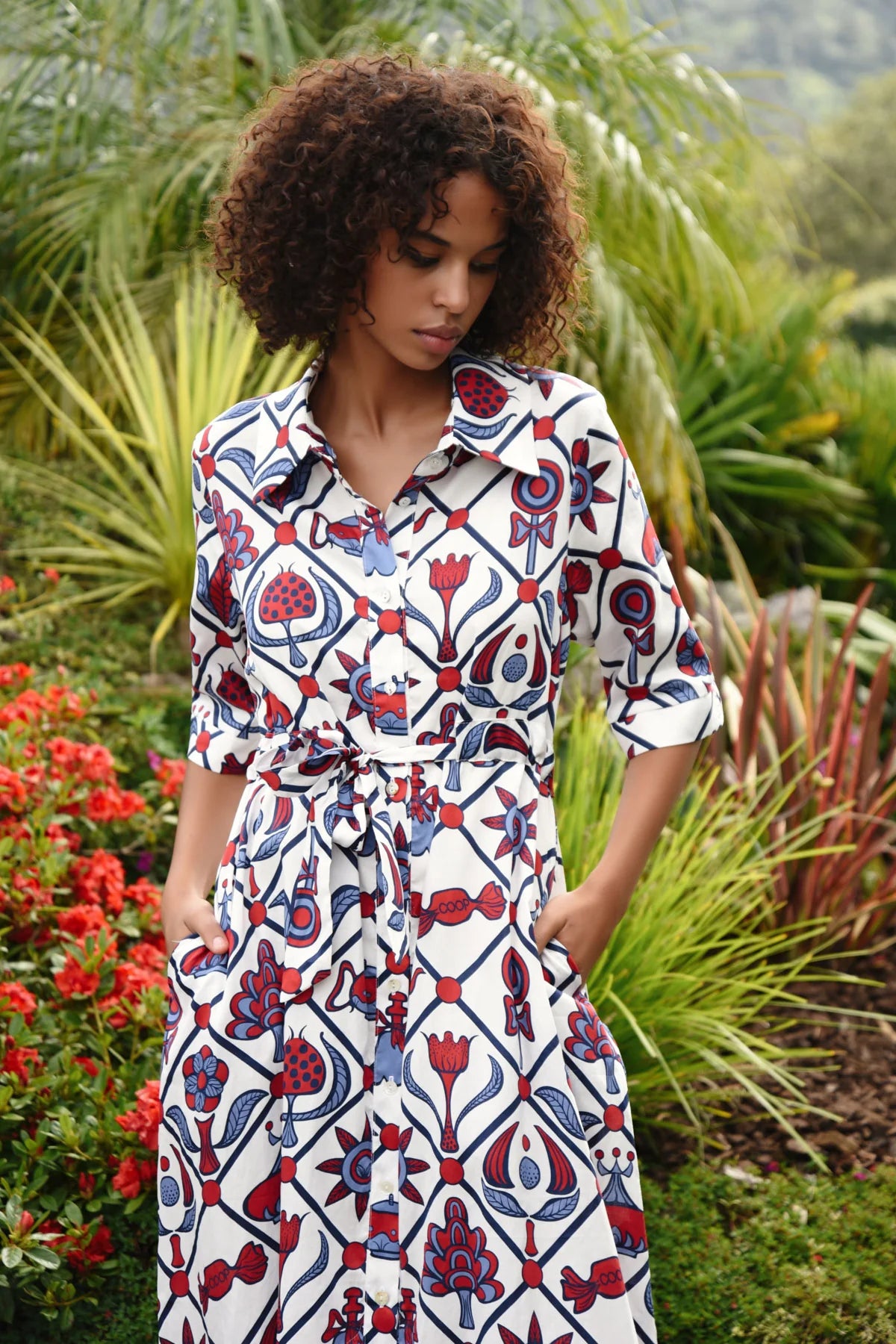 Coop - Tie One On Dress // Red White & Blue