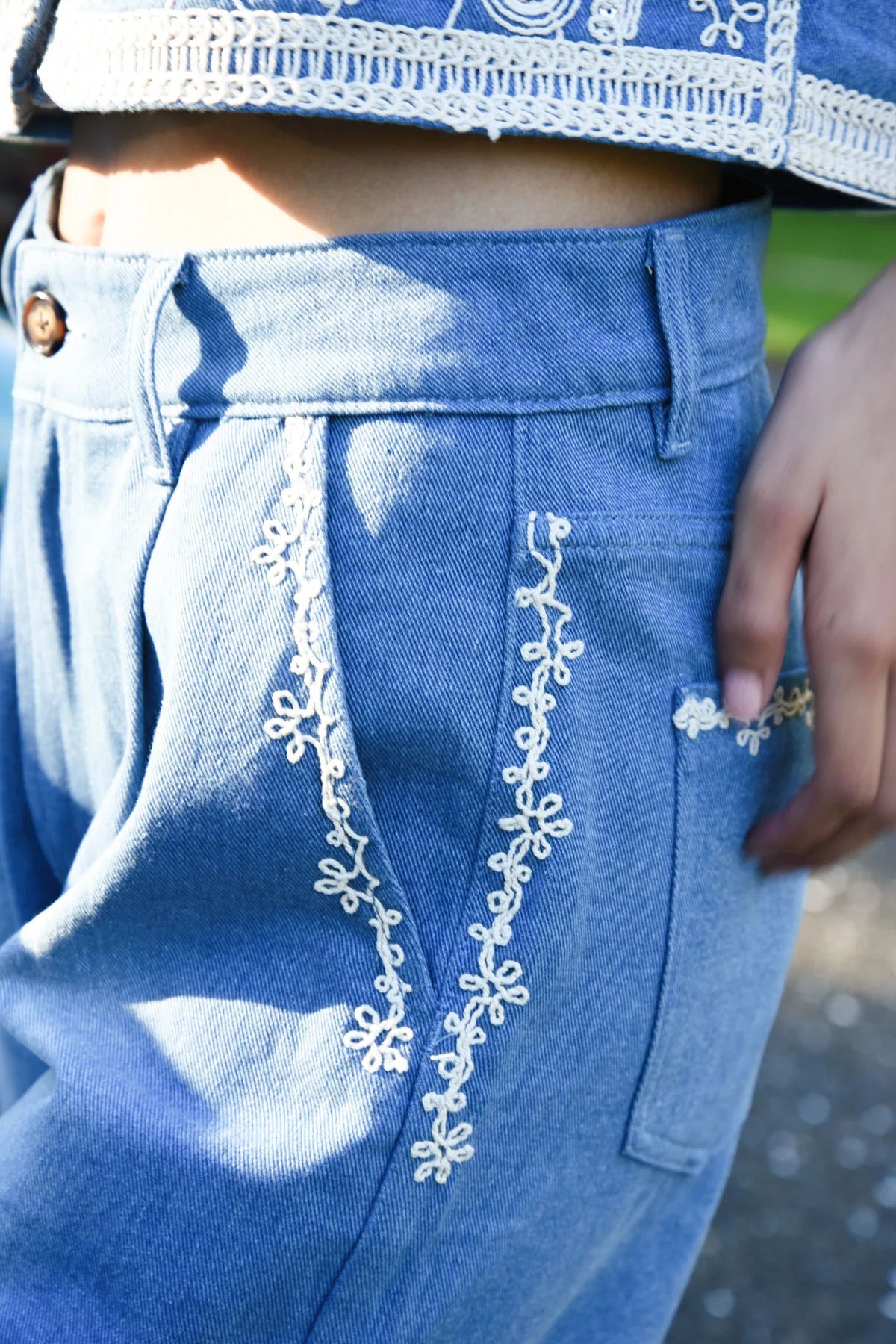 Coop - Short and Stitched Shorts // Denim