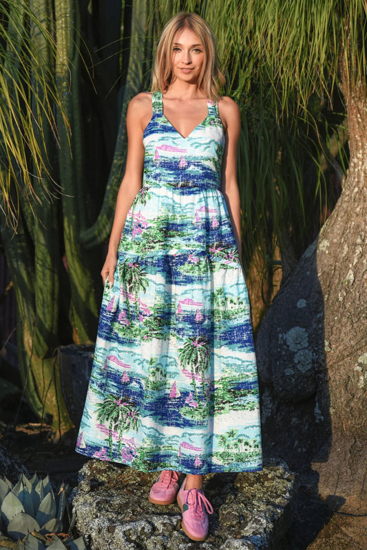 Coop - Bow-Nanza Dress // Blue