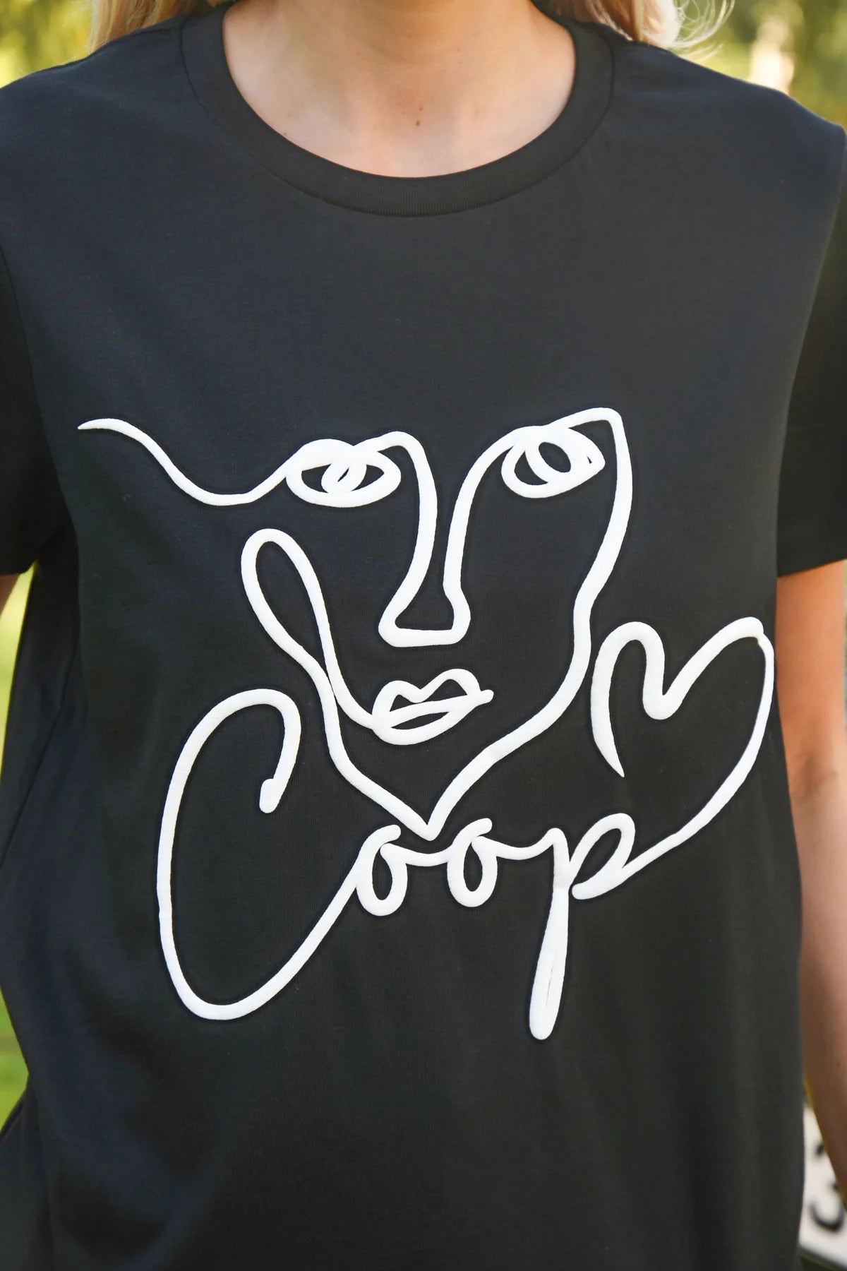 Coop - Face Value T-Shirt // Black // White