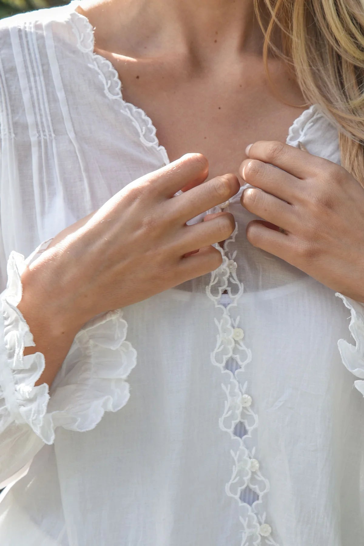 Coop - Sew Lovely Blouse // White
