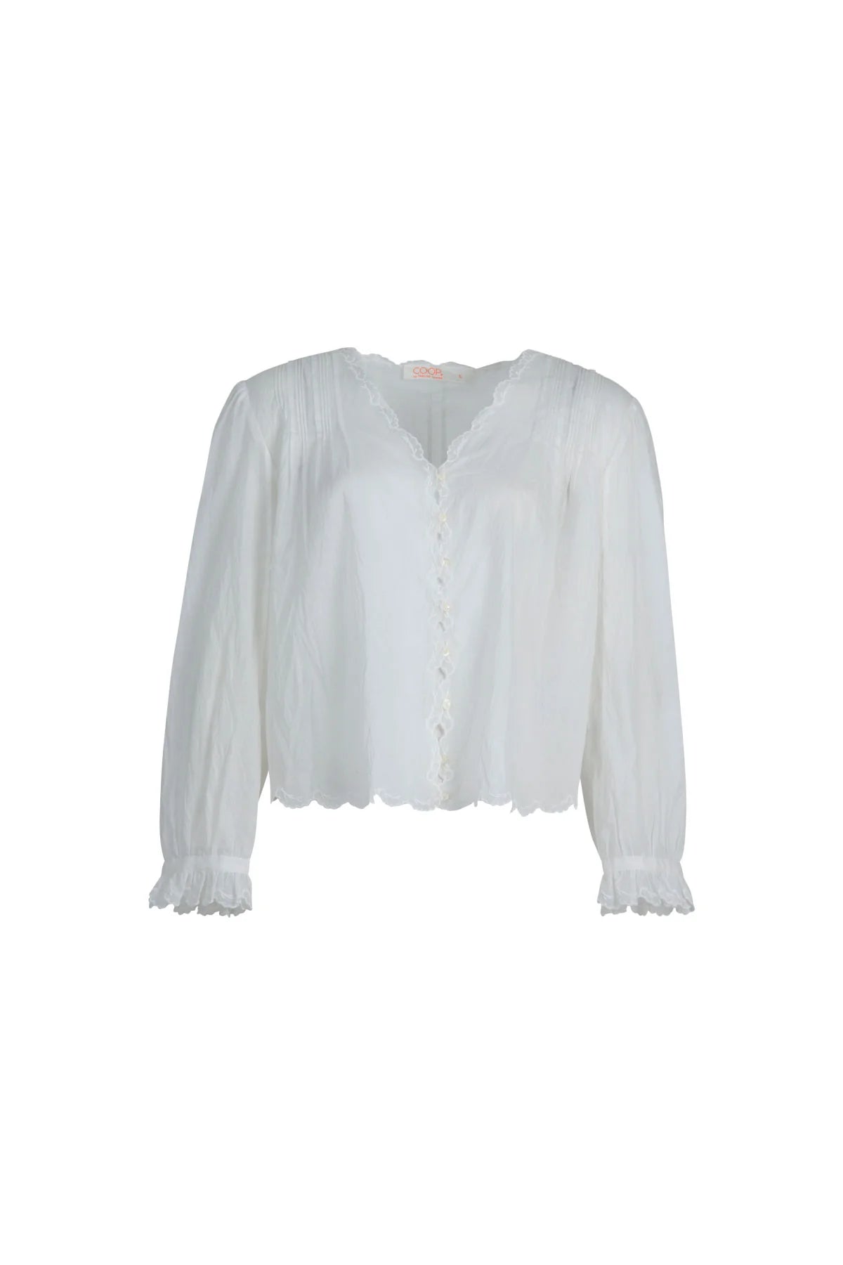 Coop - Sew Lovely Blouse // White