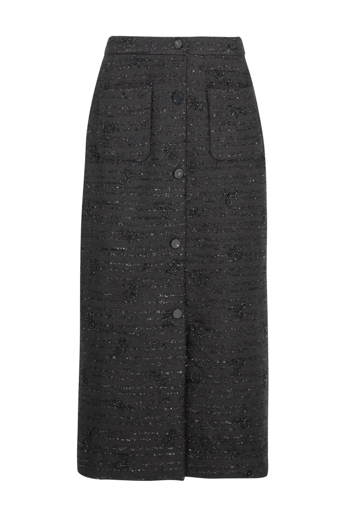 Coop - Tweed The Way Skirt // Black