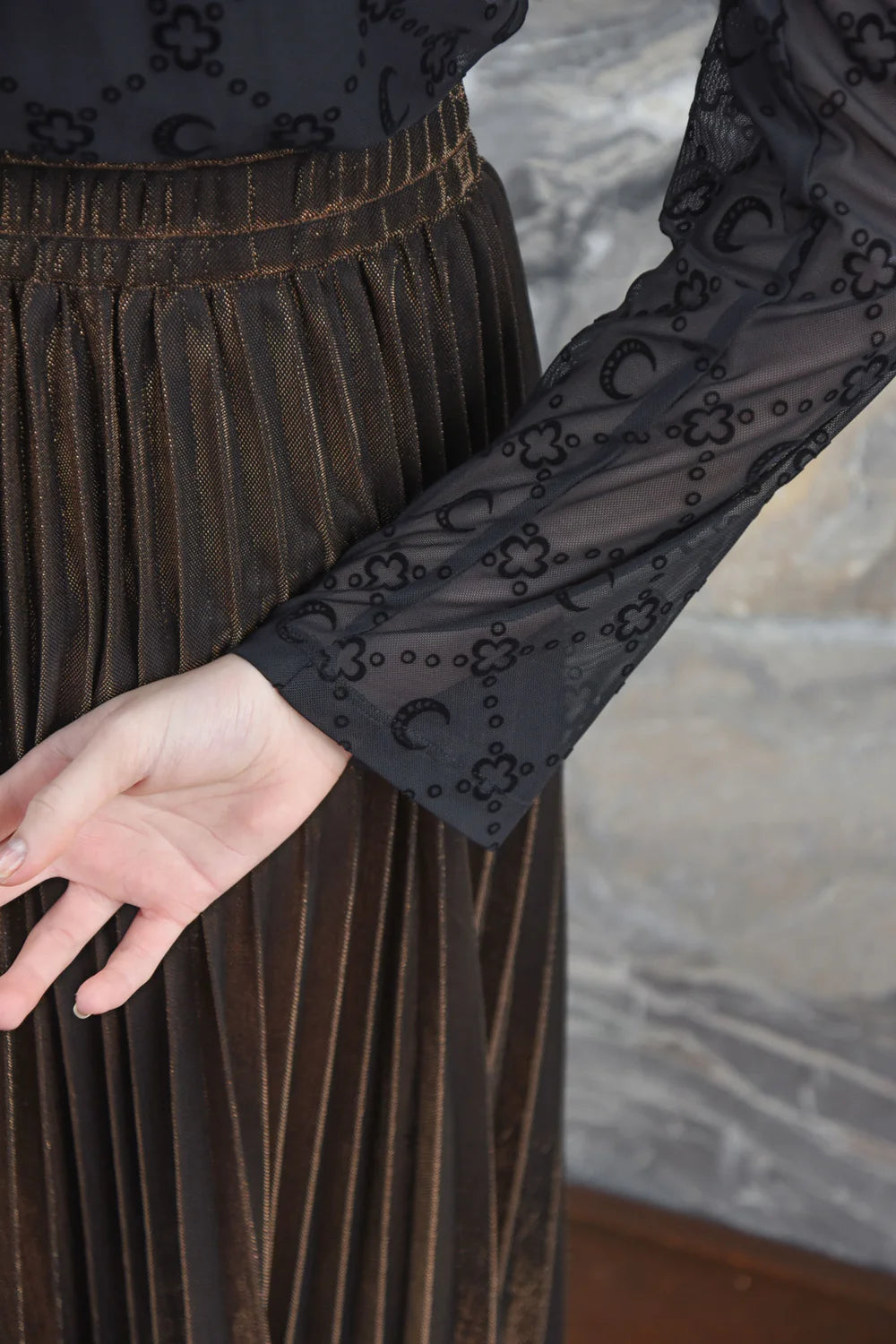 Curate - Forever Long Skirt // Brown // Green